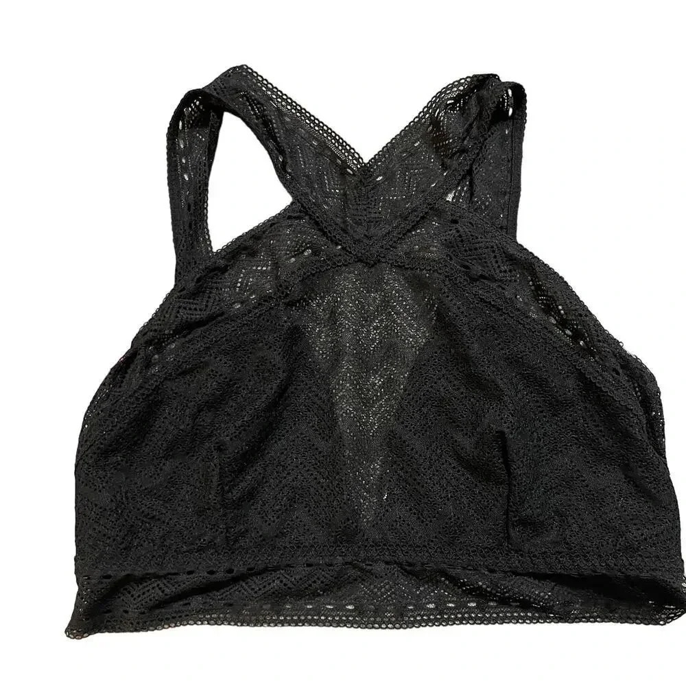 NWT Flirtitude SZ Medium Black‎ Lace Bralette